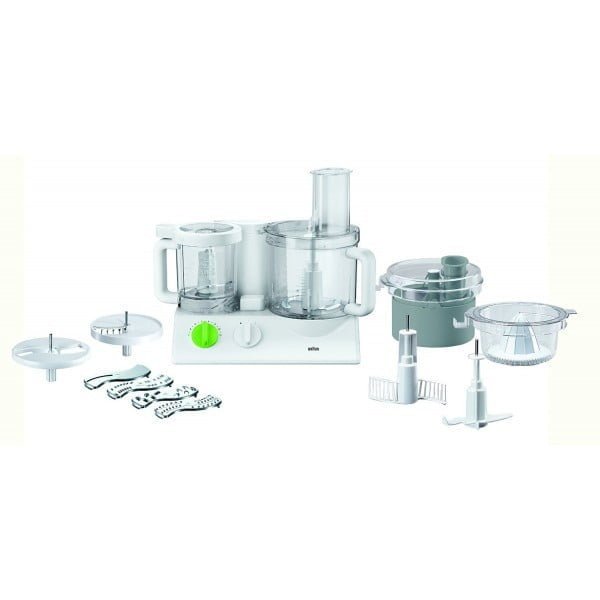 Braun FP3010 220 Volt Food Processor with 7 Attachments For Export