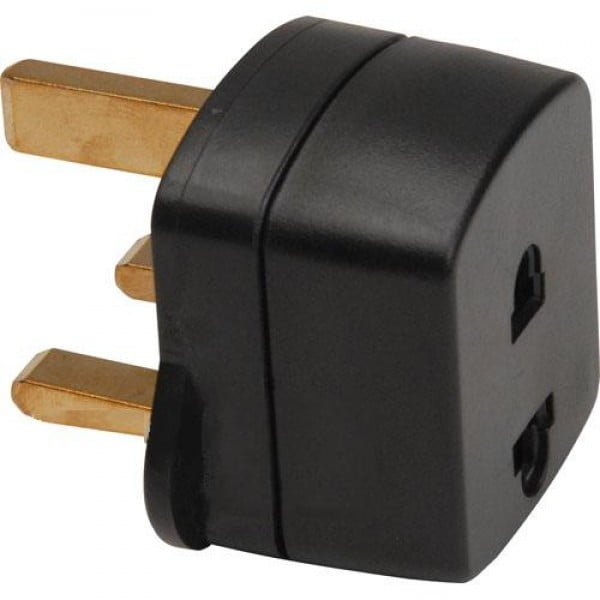 Europe (2 Pin) to UK Travel Adaptor - Earthed